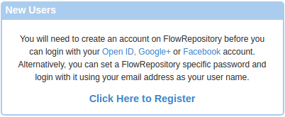 Register with FlowRepository